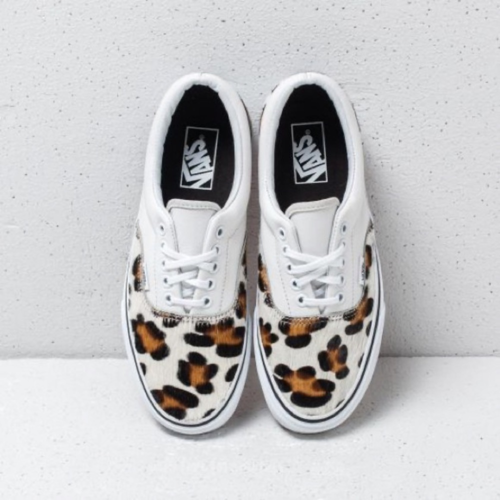 Calf Hair Era Leopard Vans